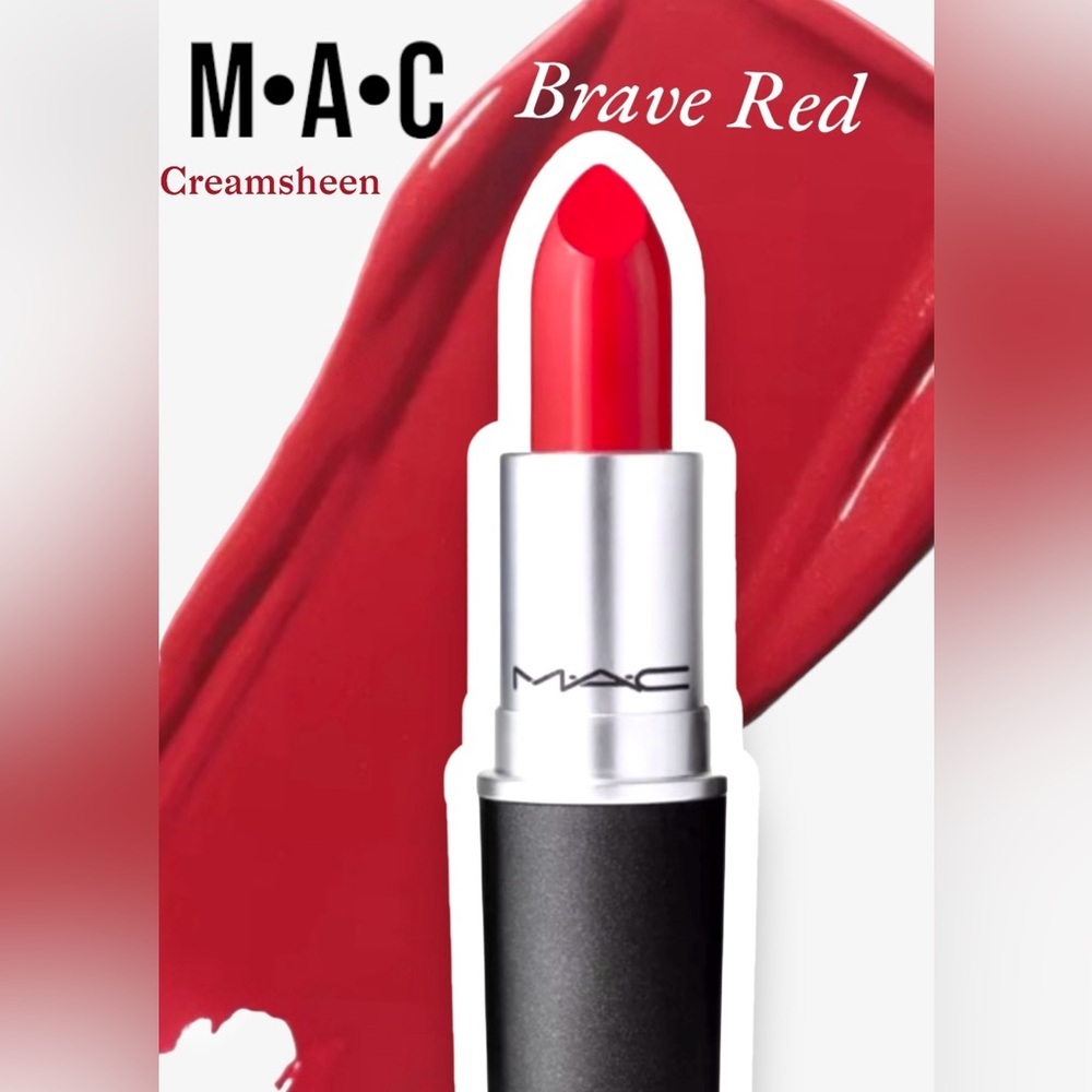 M•A•C Cremesheen lipstick in Brave Red #201
